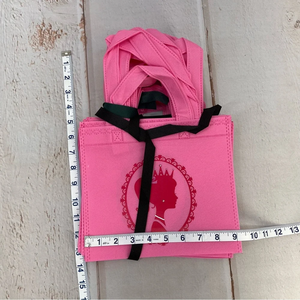 Pieces Pink Girls Party Favor Treat Bags Hot Pink Princess Gift‎ Bags Candy Bags